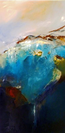 Ijen - Huile 100x50 cm